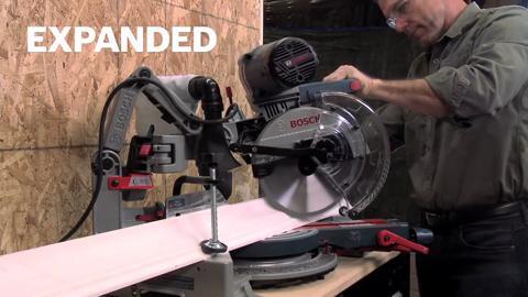 15 Amp Corded 10 in. Dual Bevel Sliding Glide Miter Saw with 60 Tooth Carbide Saw Blade