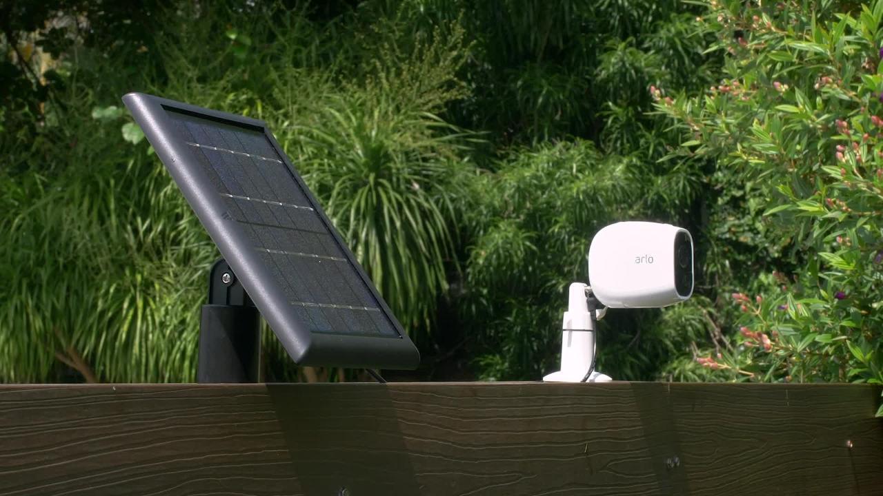 Solar panel discount arlo pro