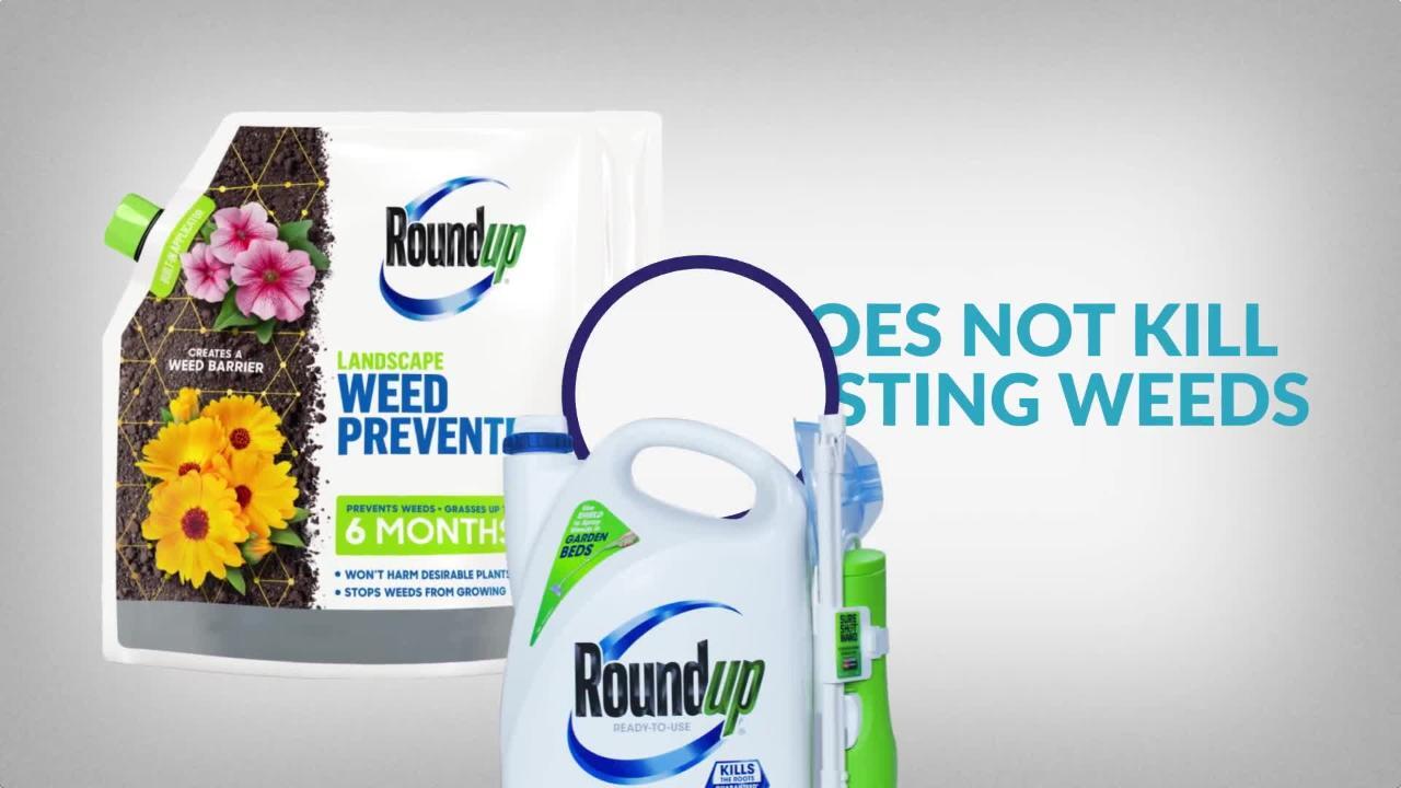 roundup weed barrier