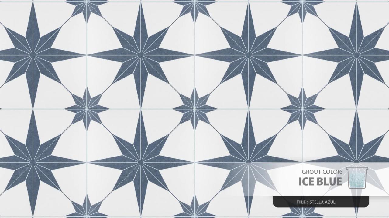 Stella Azul 9-3/4 in. x 9-3/4 in. Porcelain Floor and Wall Tile (10.88 sq. ft./Case) Stella Azul 9-3/4 in. x 9-3/4 in. Porcelain Floor and Wall Tile (10.88 sq. ft./Case)