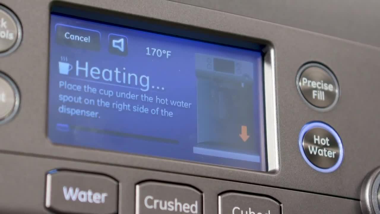 Cafe 22.2 cu. ft. Smart French Door Refrigerator with Hot Water