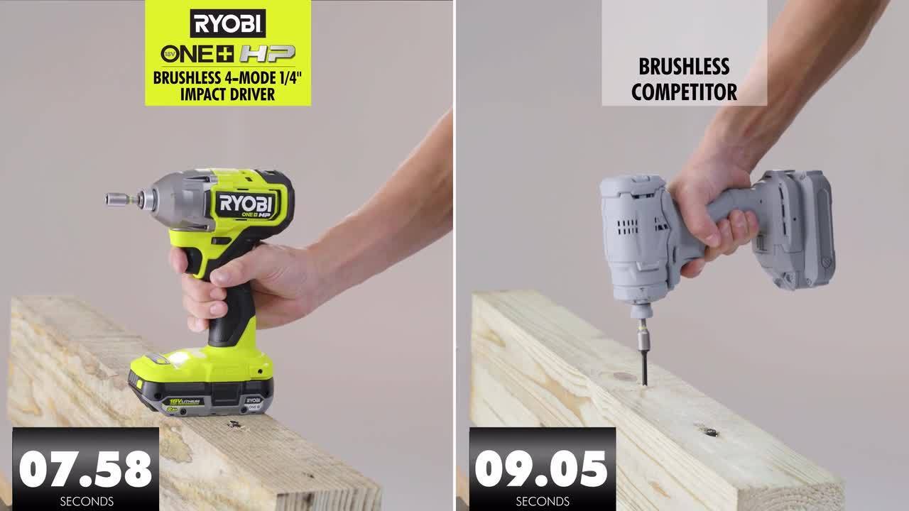 Ryobi brushless impact online driver b&q