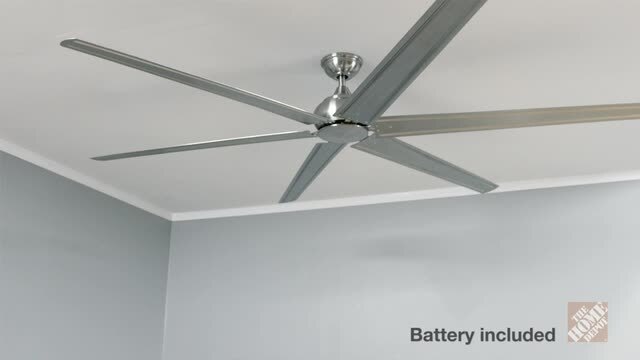 Home Decorators on sale Collection Fenceham 84 in. Natural Iron Ceiling Fan with Remote