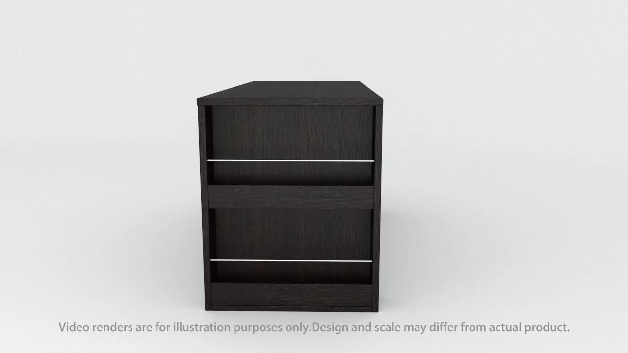 Furniture of America 59 in. Rectangular Espresso 3 Drawer Furniture of America 59 in. Rectangular Espresso 3 Drawer