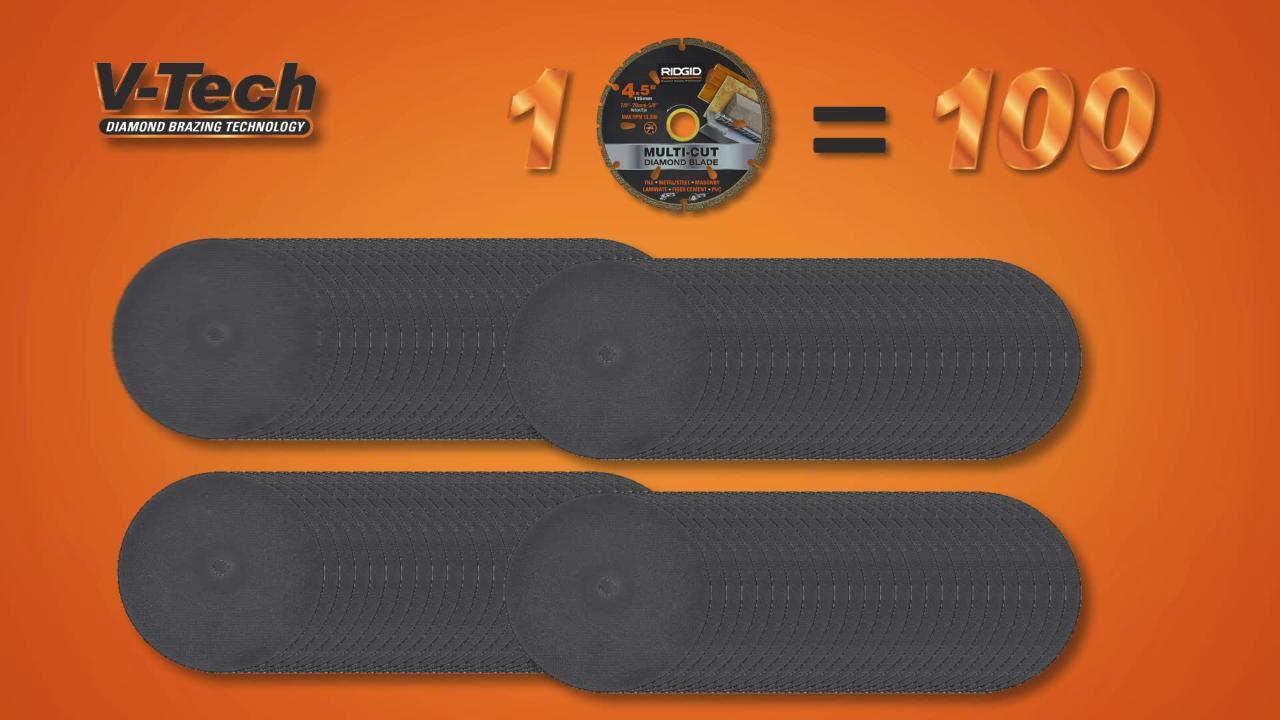 4.5 in. Diamond Multi-Cutting Blade 4.5 in. Diamond Multi-Cutting Blade
