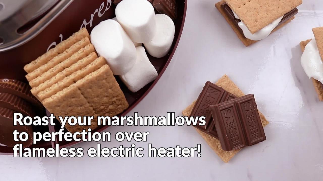  Nostalgia Tabletop Indoor Electric S'mores Maker