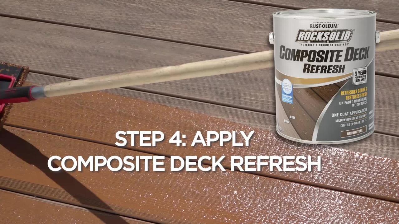 Composite on sale deck resurfacing