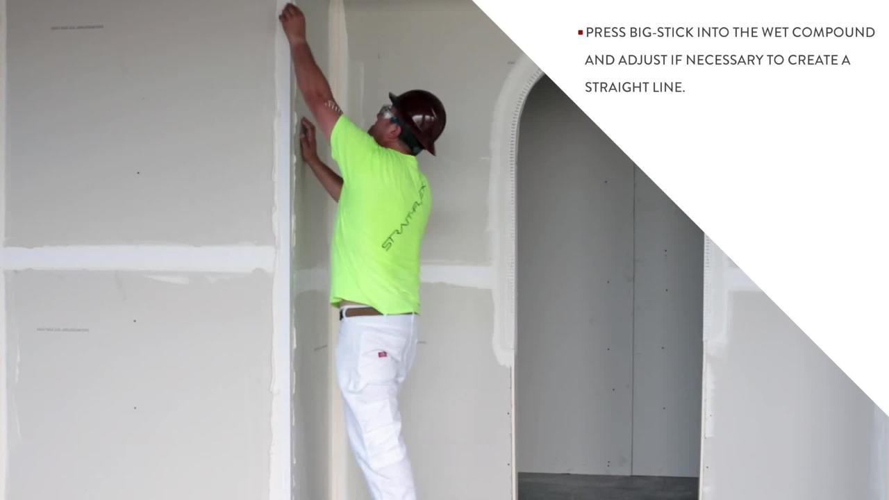 Big Stick 1-1/2 in. x 8 ft. Composite Drywall Corner Bead Big Stick 1-1/2 in. x 8 ft. Composite Drywall Corner Bead