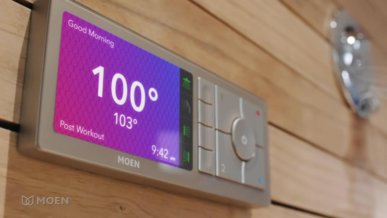 MOEN Smart Shower 2-Outlet Digital Thermostatic Shower Valve S3102 - The  Home Depot