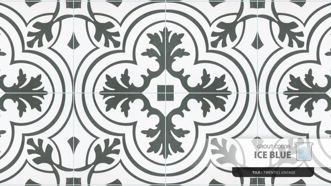 ヴィンテージ　メルスリー Merola Tile Twenties Vintage 7-3/4 in. x 7-3/4 in. Ceramic