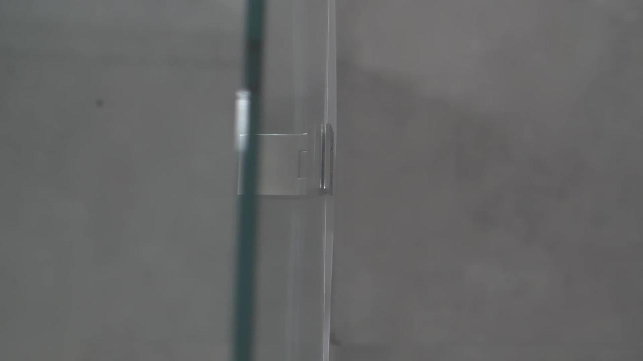 HERALD Series 48 in. x 58 in. Frameless Hinged Tub Door in Brushed Nickel with Towel Bar with Handle HERALD Series 48 in. x 58 in. Frameless Hinged Tub Door in Brushed Nickel with Towel Bar with Handle