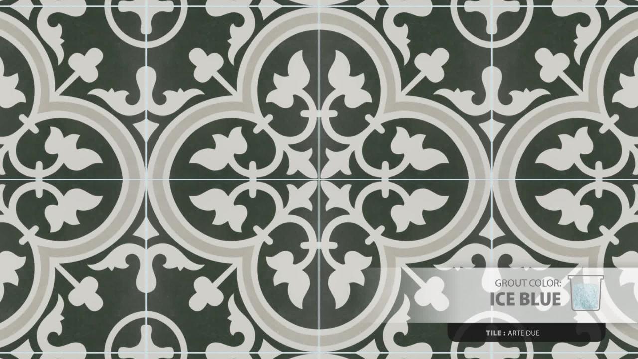 Merola Tile Arte Due Encaustic 9-3/4 in. x 9-3/4 in. Porcelain Floor and Wall Tile (11.11 sq. ft. / case)
