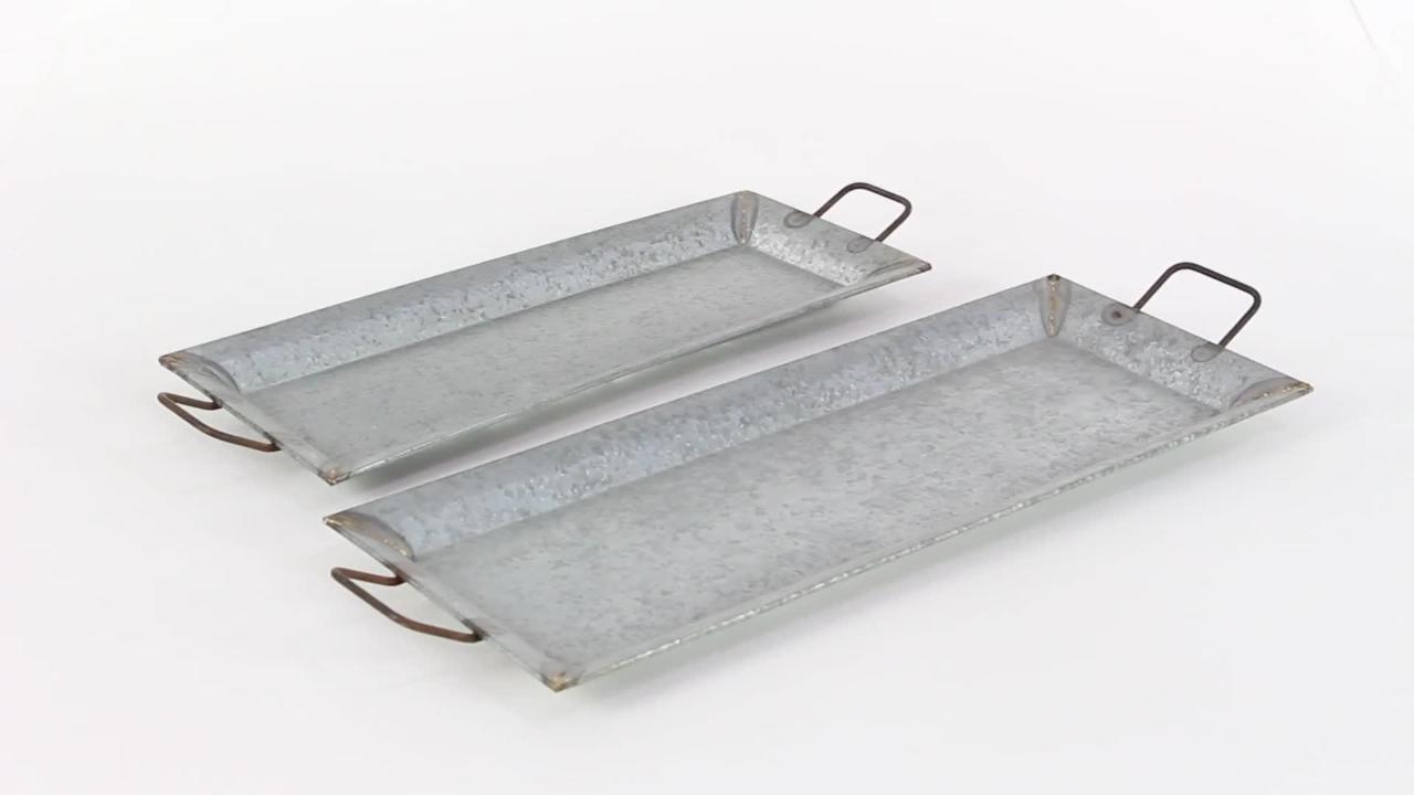 1pc Metal Iron Tray For Storage, Multiple Patterns Available, 180