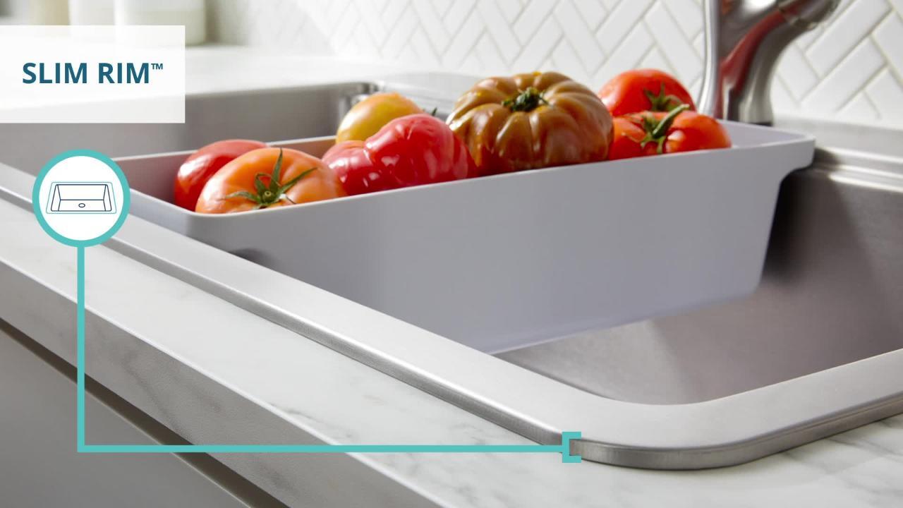 Avenue Stainless Steel 33 in. Single Bowl Undermount/Drop-in Kitchen Sink with Faucet and Workstation Kit Avenue Stainless Steel 33 in. Single Bowl Undermount/Drop-in Kitchen Sink with Faucet and Workstation Kit