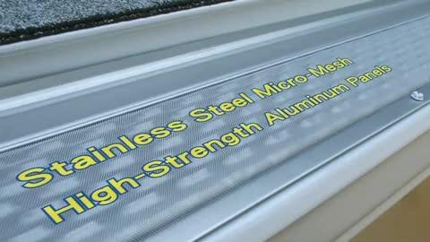 4 ft. x 5 in. Clean Mesh Aluminum Gutter Guard in White (25-per carton) 4 ft. x 5 in. Clean Mesh Aluminum Gutter Guard in White (25-per carton)