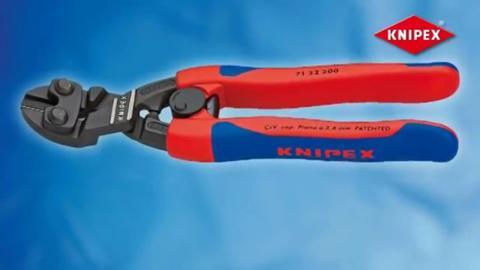 KNIPEX 71 41 200 SBA Angeled High Leverage Cobolt Cutters with Notch Knipex Tools LP