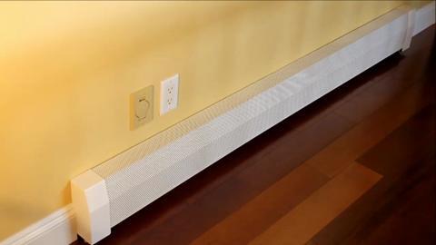Shaker Style 4 ft. Wood Baseboard Cover