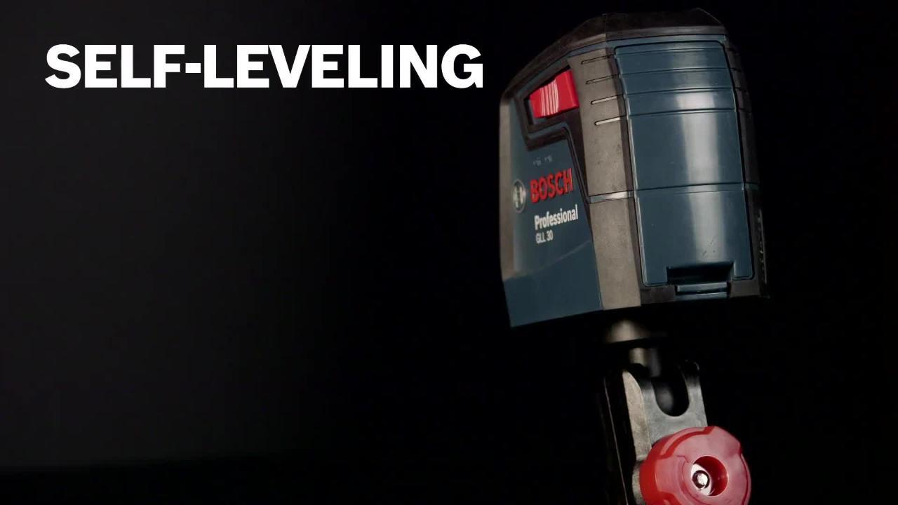Bosch 30 ft. Cross Line Laser Level Self Leveling with 360 Degree 