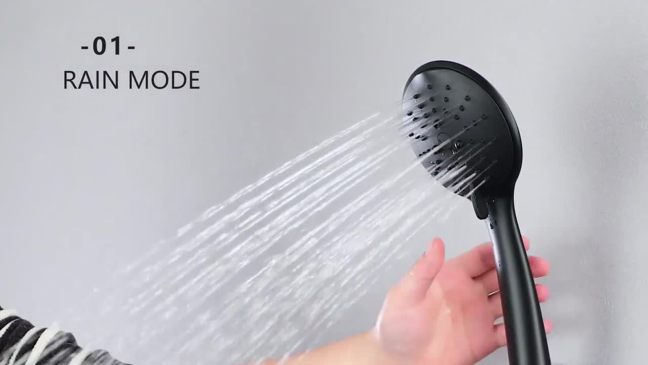 1-Spray Patterns 1.8 GPM 10 in. Dual Shower Head and Handheld Shower Head with Body Spray in Matte Black 1-Spray Patterns 1.8 GPM 10 in. Dual Shower Head and Handheld Shower Head with Body Spray in Matte Black