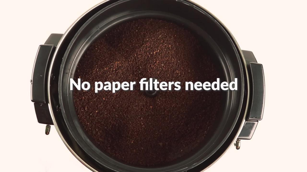 HomeCraft 30Cup Stainless Steel Coffee Urn with Reusable FilterCU30SS