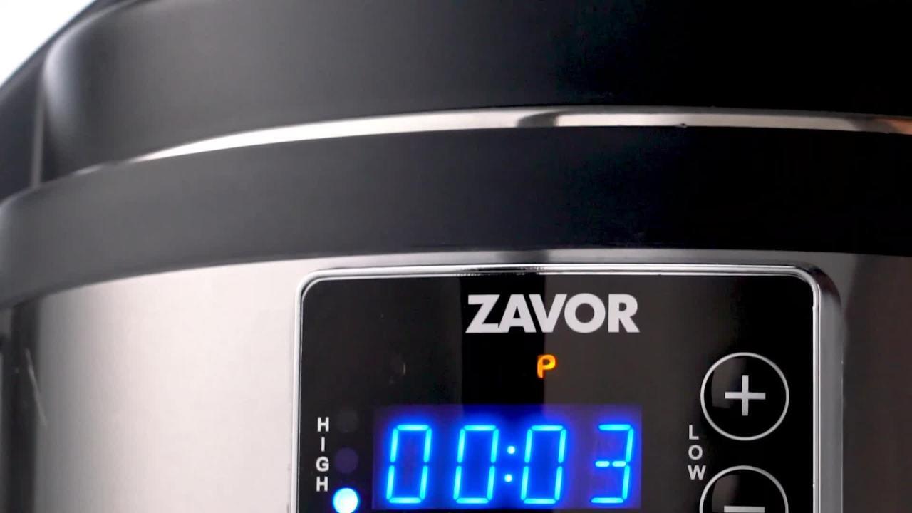 Zavor LUX LCD 6 Quart Multicooker - Electric Pressure Cooker, Slow