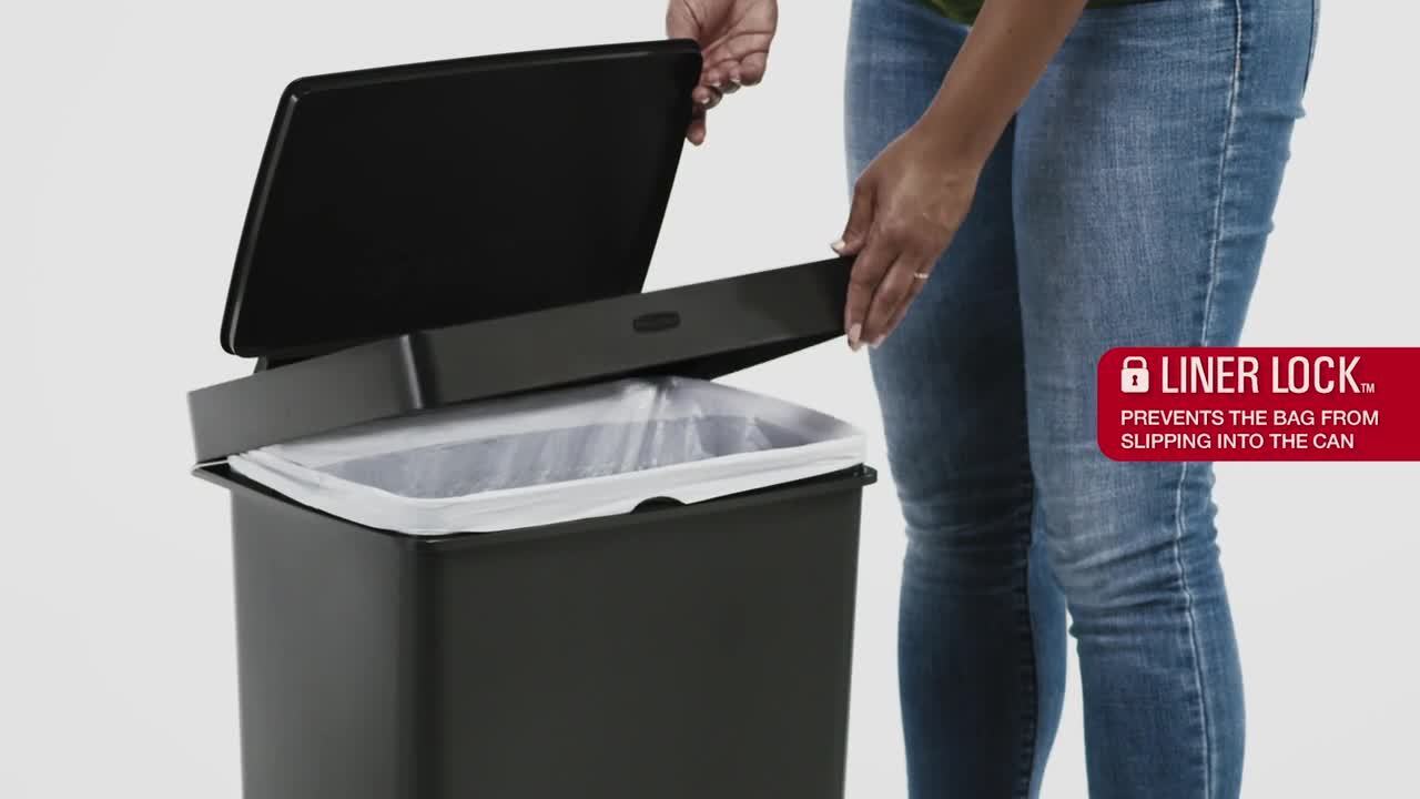 Rubbermaid Premier Series III Step-On Trash Can, 13 Gallon