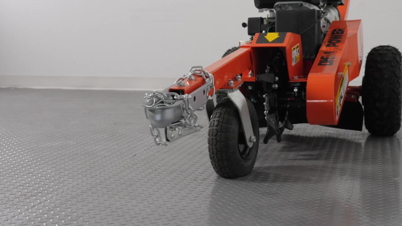 DK2 14 in. 14 HP Gas Powered Commercial Stump Grinder with