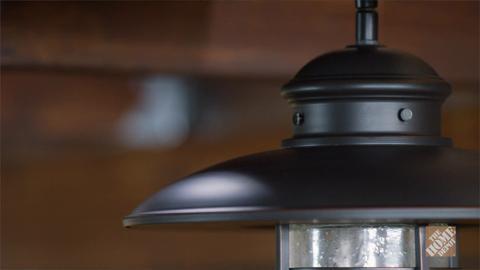 Dual-Purpose 1-Light Outdoor Hanging Oil-Rubbed Bronze Pendant or Flushmount Lantern Dual-Purpose 1-Light Outdoor Hanging Oil-Rubbed Bronze Pendant or Flushmount Lantern