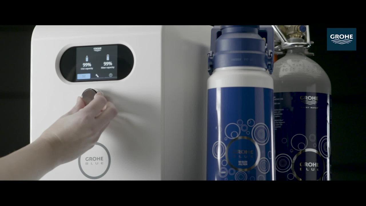 How to change the filter for your GROHE Blue Professional easily 