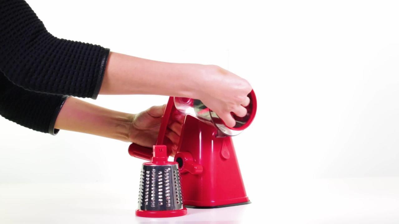 NutriSlicer 3-in-1 Spinning/Rotating Mandoline and Countertop Food Slicer and Grater NutriSlicer 3-in-1 Spinning/Rotating Mandoline and Countertop Food Slicer and Grater