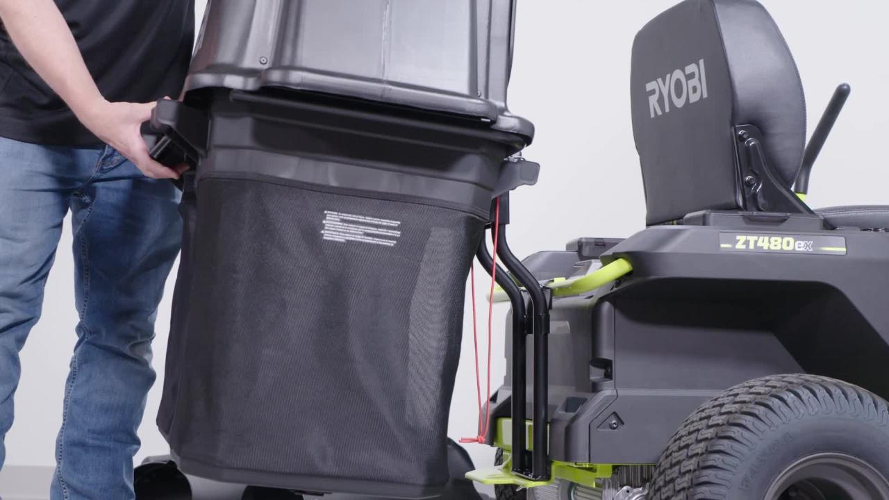 Ryobi bagger online kit