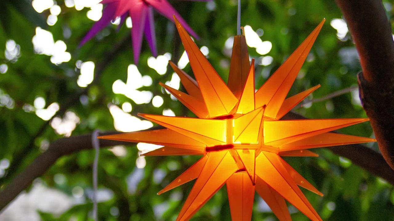 Kringle Traditions 14 in. Illuminated LED Green Holiday Moravian Star 72717  The Home Depot