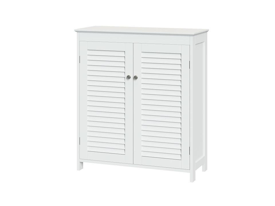 Ellsworth 23-1/4 in. W x 11-1/2 in. D x 68-31/100 in. H Corner Bathroom Linen Storage Tower Cabinet in Taupe