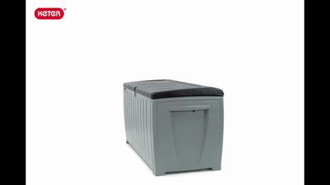 Keter Novel 90-Gal. Deck Box - Gray