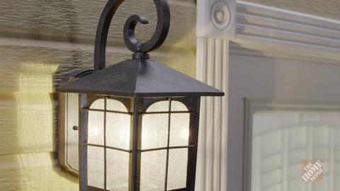 Brimfield 1-Light Aged Iron Outdoor Wall Lantern Sconce
