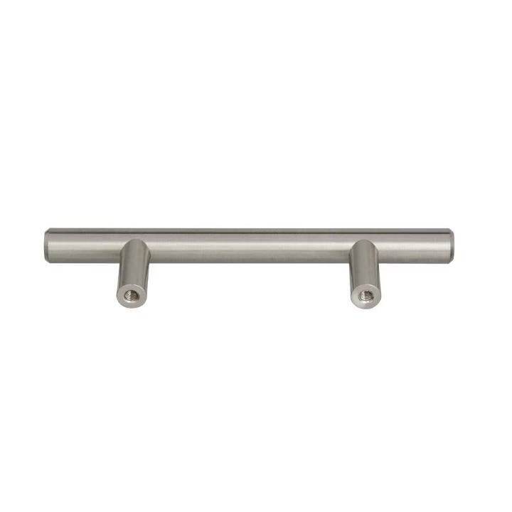 Bar Pulls 3 in (76 mm) Center-to-Center Sterling Nickel Cabinet Pull - 25 Pack Bar Pulls 3 in (76 mm) Center-to-Center Sterling Nickel Cabinet Pull - 25 Pack