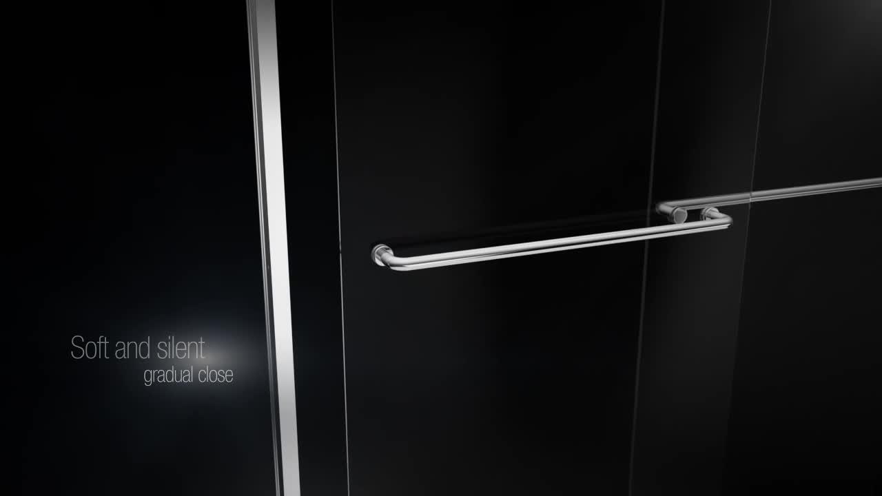 MAAX Aura SC 60 in. x 71 in. Semi-Frameless Sliding Shower