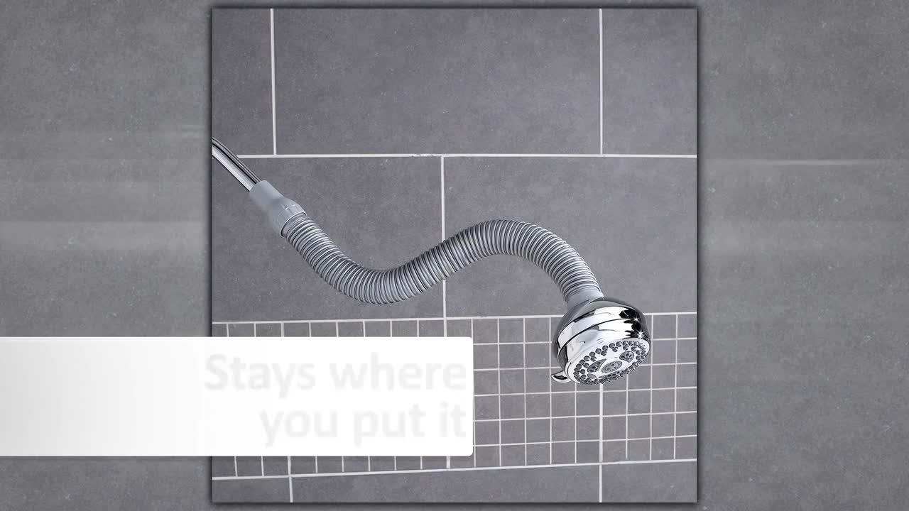 6-Spray 3.5 in. Single Wall Mount Fixed Shower Head in Chrome 6-Spray 3.5 in. Single Wall Mount Fixed Shower Head in Chrome