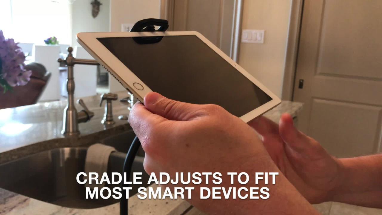 Reviews for Macally Adjustable Clip-On Mount Holder for Tablet or  Smartphones