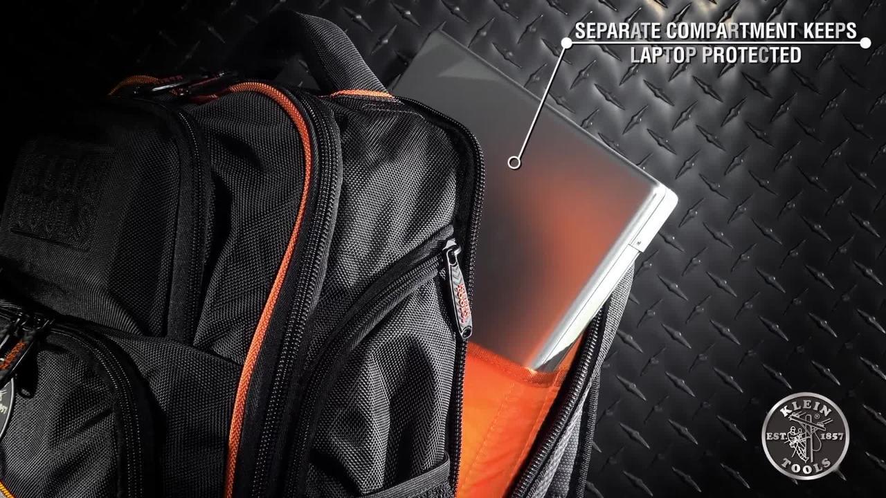 14 in. Tradesman Pro Organizer Technichian's Jobsite Backpack with Laptop  Pocket