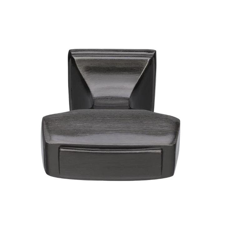 Amerock Mulholland 1-1/4 in. (32mm) Traditional Gunmetal Bar Cabinet Knob - image 3