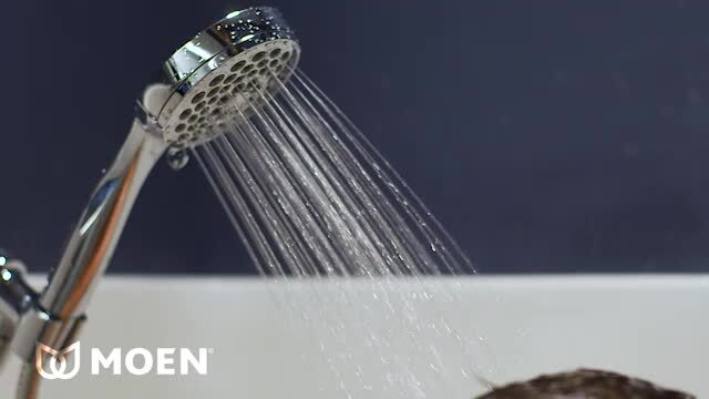 Eos 3-Spray 3.8 in. Single Wall Mount Handheld Shower Head in Chrome Eos 3-Spray 3.8 in. Single Wall Mount Handheld Shower Head in Chrome