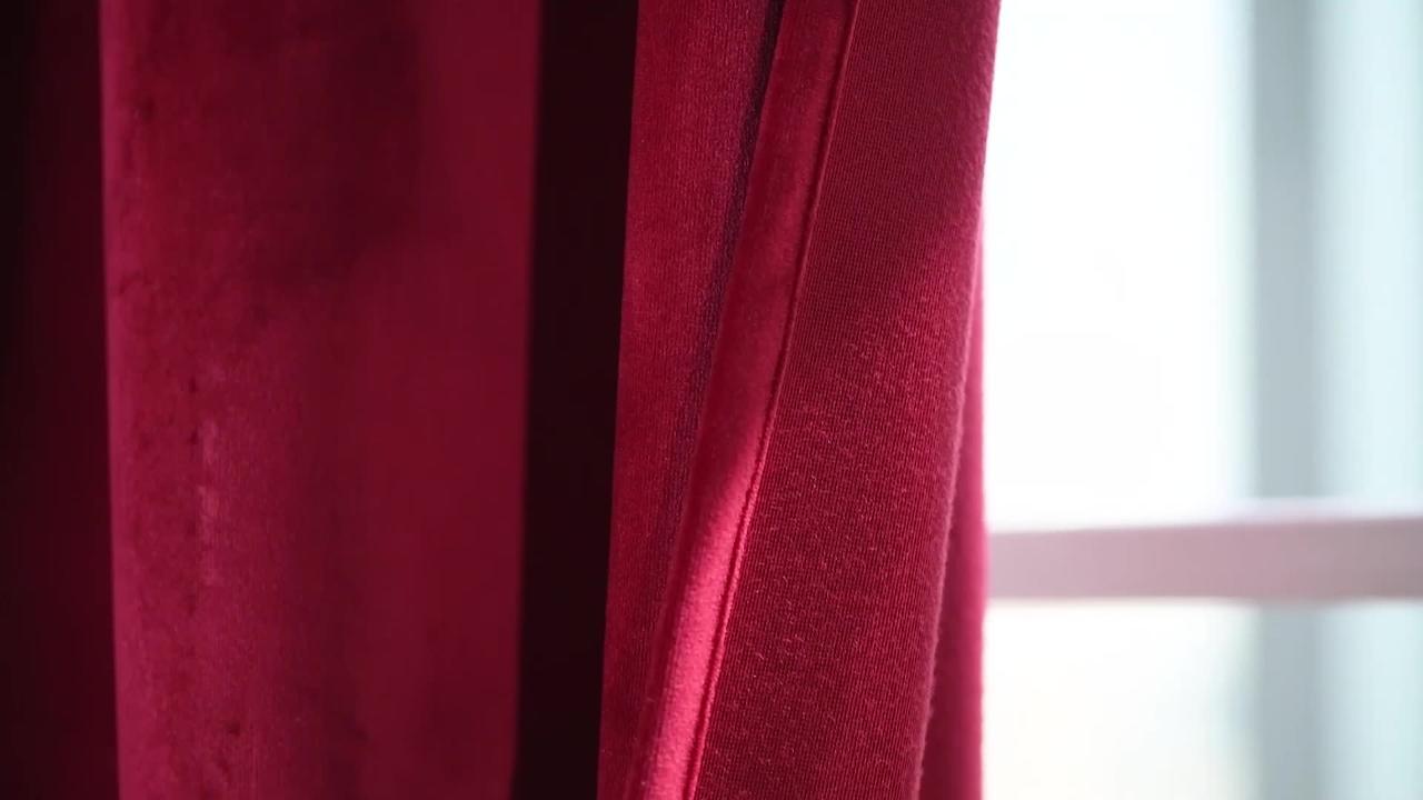 Lush Decor Navy Velvet Grommet Room Darkening Curtain - 38 in. W x 