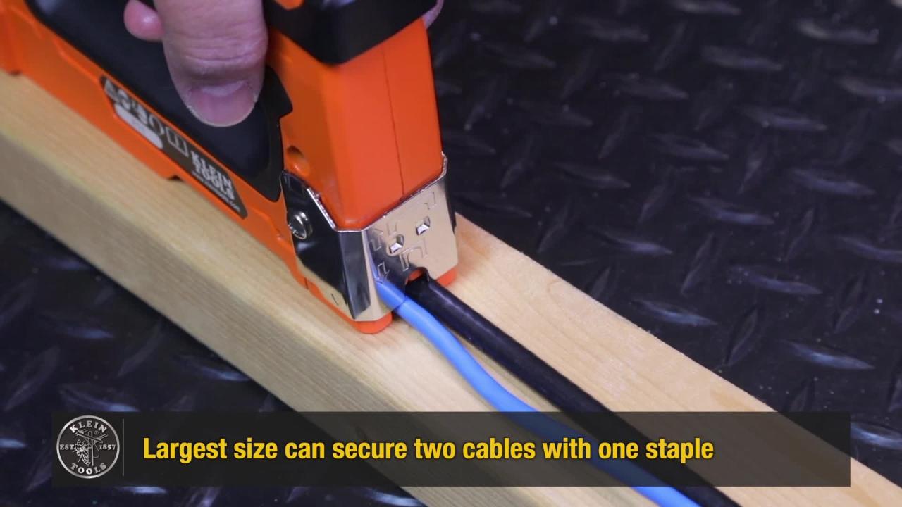 Loose Cable Stapler