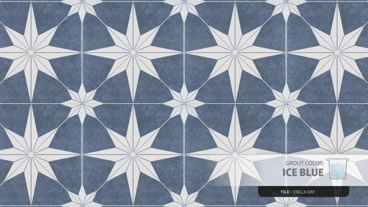 Merola Tile Stella Day 9-3/4 in. x 9-3/4 in. Porcelain Floor and