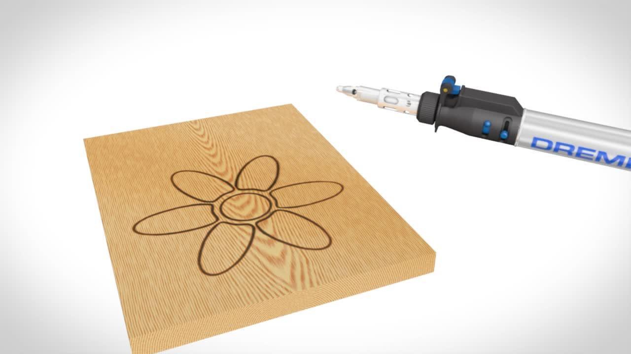 Wood burning deals with dremel