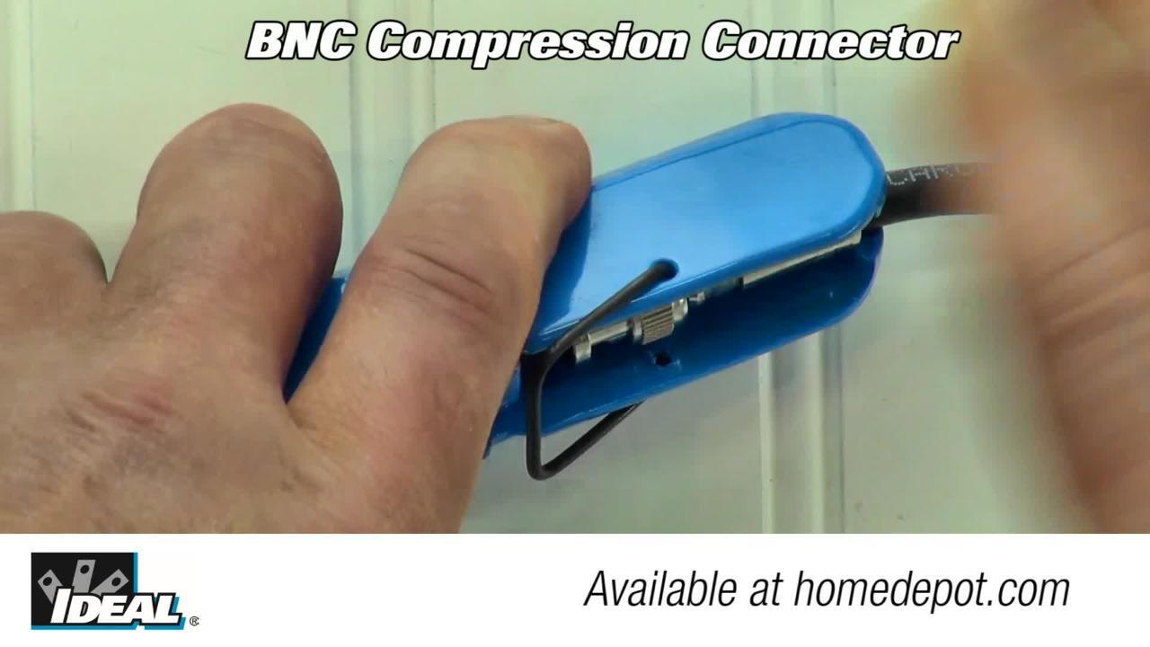 iDEAL Linear X3 Adjustable Compression Tool F/BNC/RCA 33-632 iDEAL Linear X3 Adjustable Compression Tool F/BNC/RCA 33-632