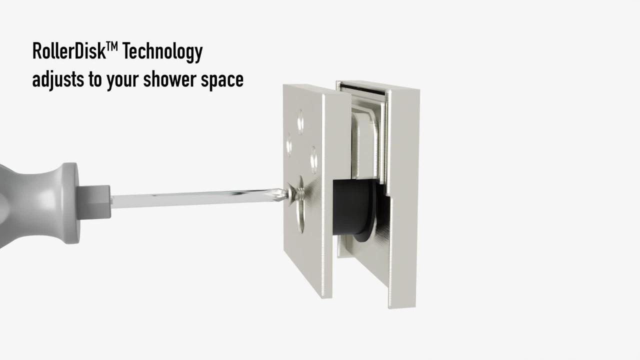 Triple Sliding (tri-pass) shower door LY3501(PC)