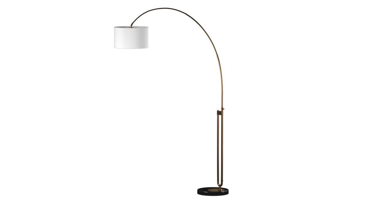 safavieh polaris arc floor lamp