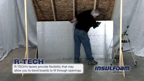 R-Tech - 1/2 in. x 48 in. x 8 ft. R-1.93 EPS Rigid Foam Board Insulation